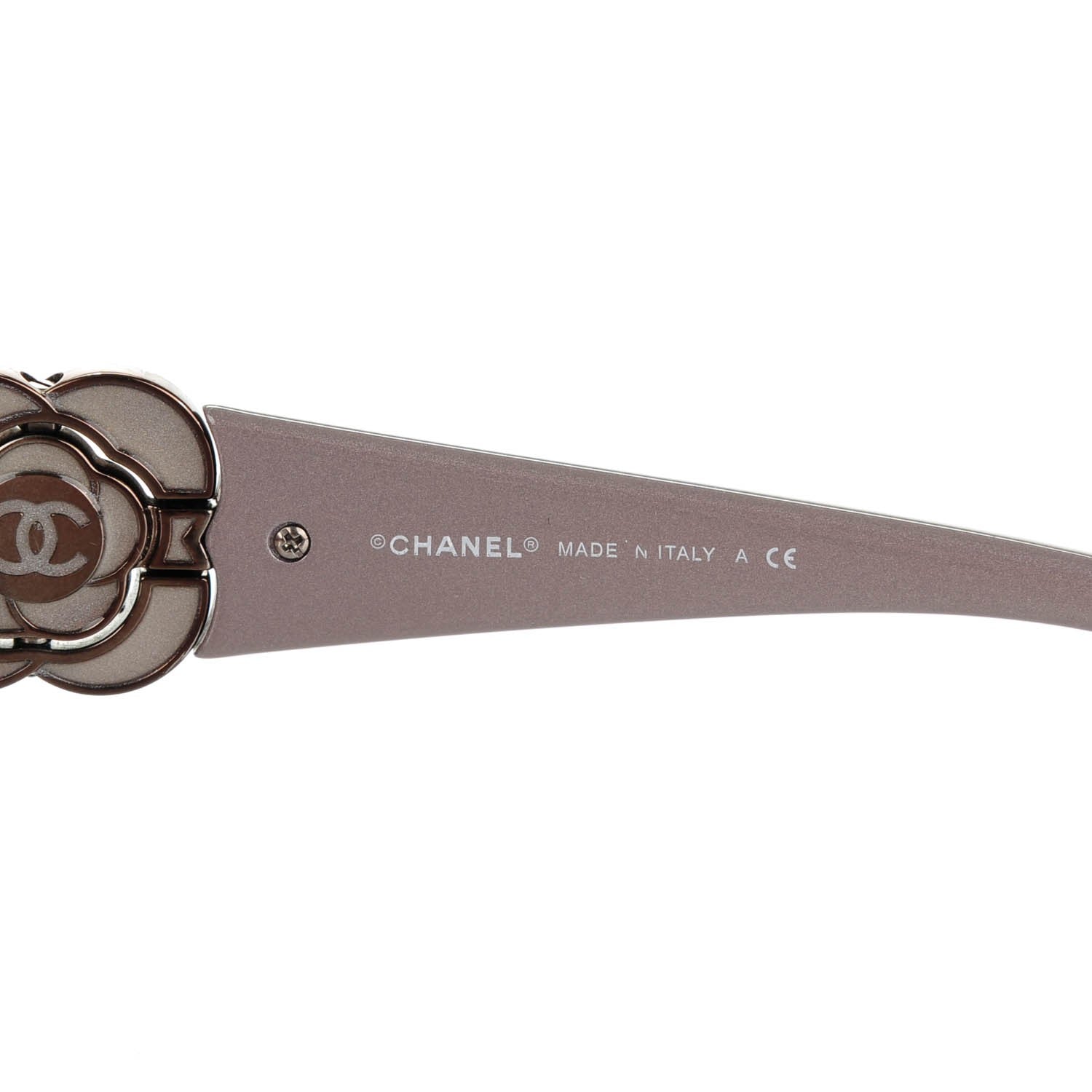Chanel Swarovski Crystal Camellia CC Sunglasses 4164-B Bronze 5 of 5
