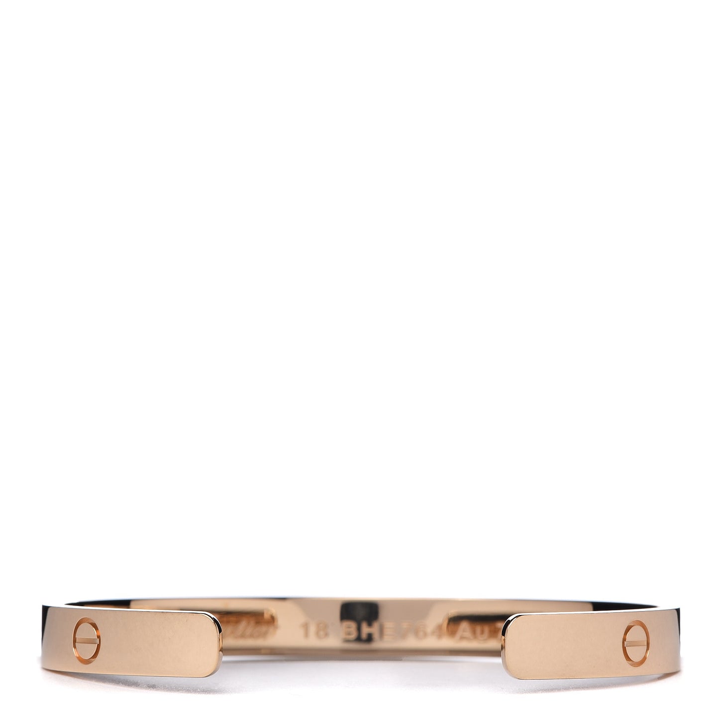 18K Yellow Gold LOVE Cuff Bracelet 18