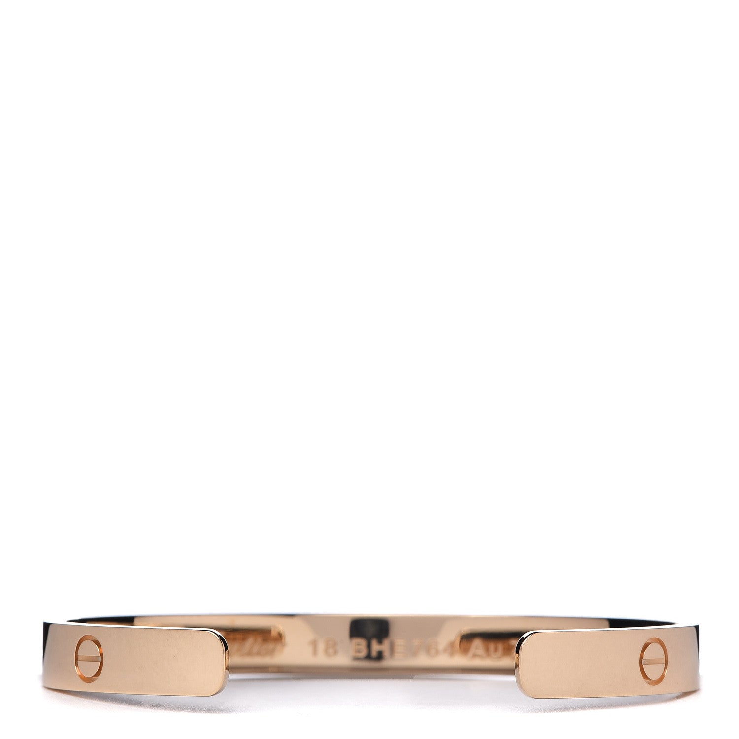 Cartier 18K Yellow Gold LOVE Cuff Bracelet 18 3 of 5