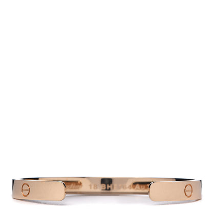 Cartier 18K Yellow Gold LOVE Cuff Bracelet 18 3 of 5