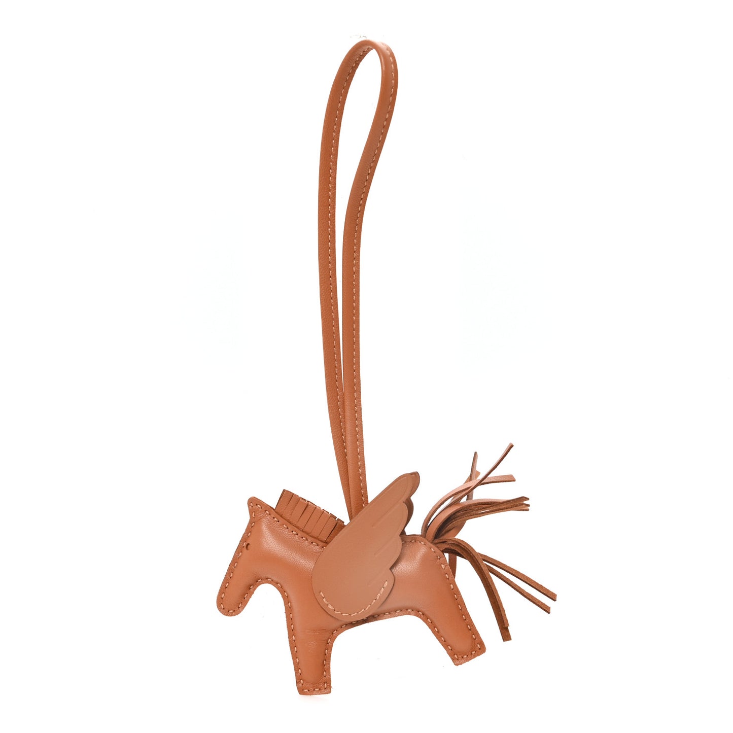 Milo Lambskin Swift Grigri Rodeo Pegase Horse Bag Charm PM Gold