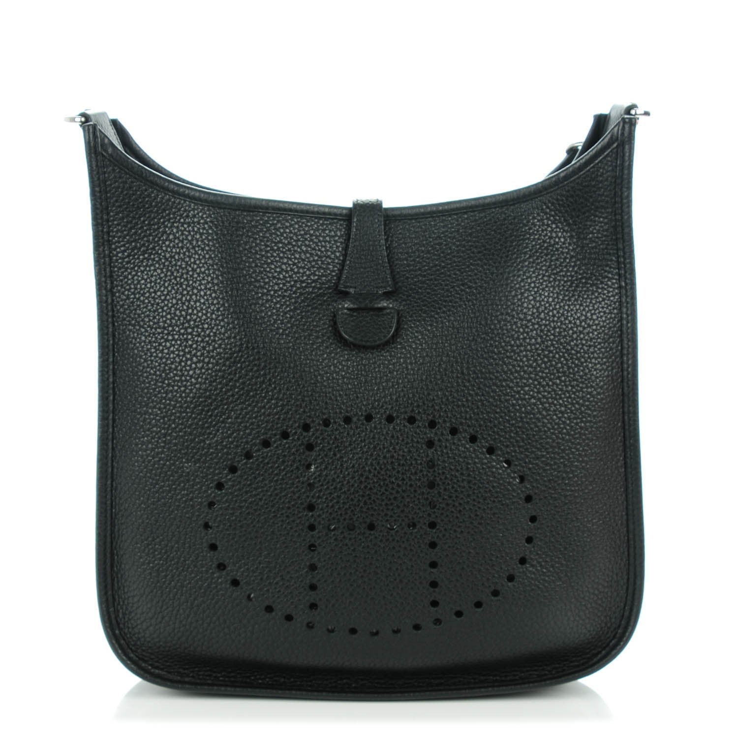 Hermes Taurillon Clemence Evelyne III PM Black 1 of 8