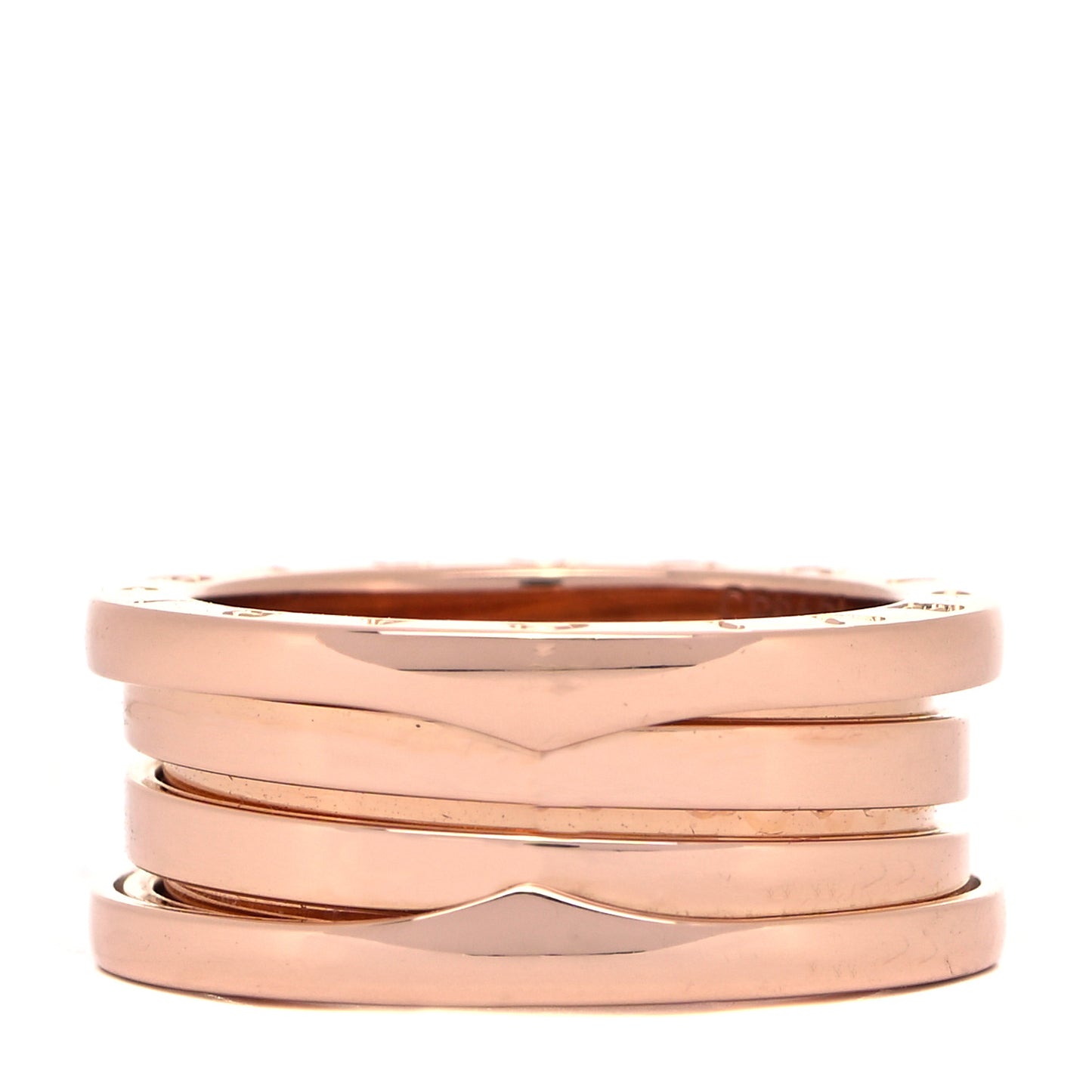 18K Rose Gold B.Zero1 Three-Band Ring 53 6.25