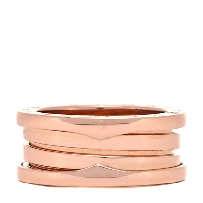 Bulgari 18K Rose Gold B.Zero1 Three-Band Ring 53 6.25 3 of 5