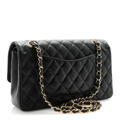 Chanel Caviar Quilted Medium Double Flap Black 3 of 11