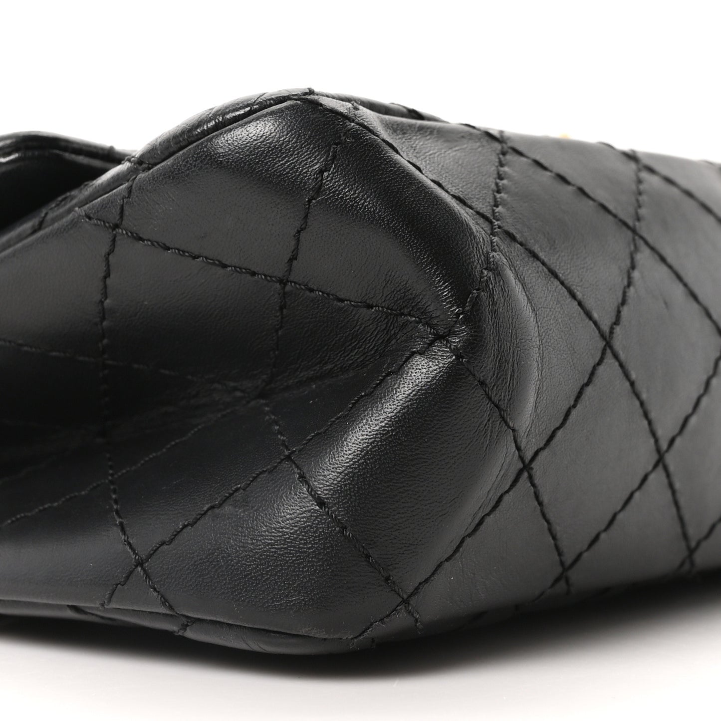 Aged Calfskin Quilted 2.55 Reissue 225 Flap Black