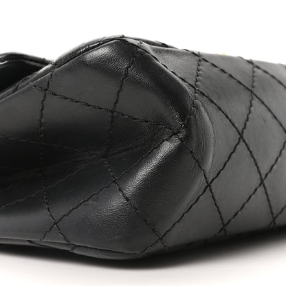 Chanel Aged Calfskin Quilted 2.55 Reissue 225 Flap Black 9 of 10