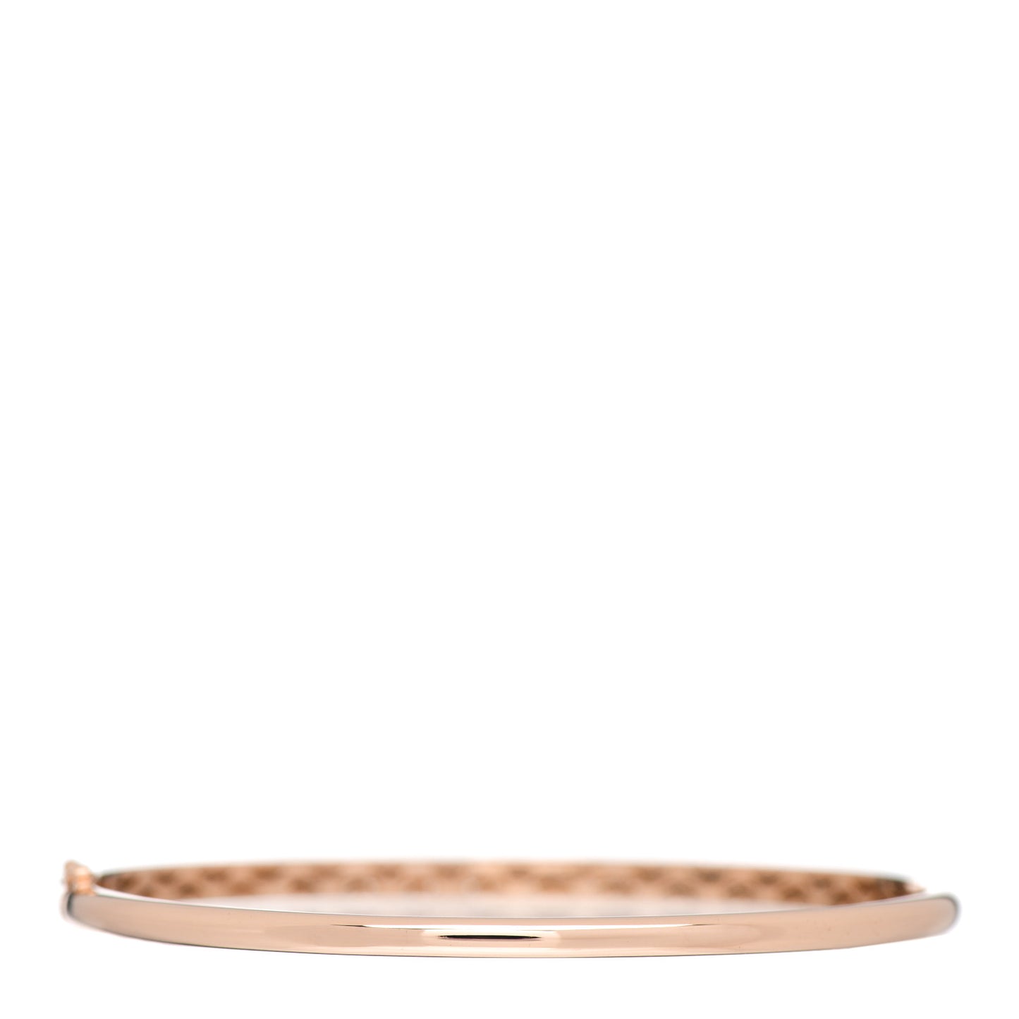 18K Rose Gold Diamond Three-Row Bangle Bracelet