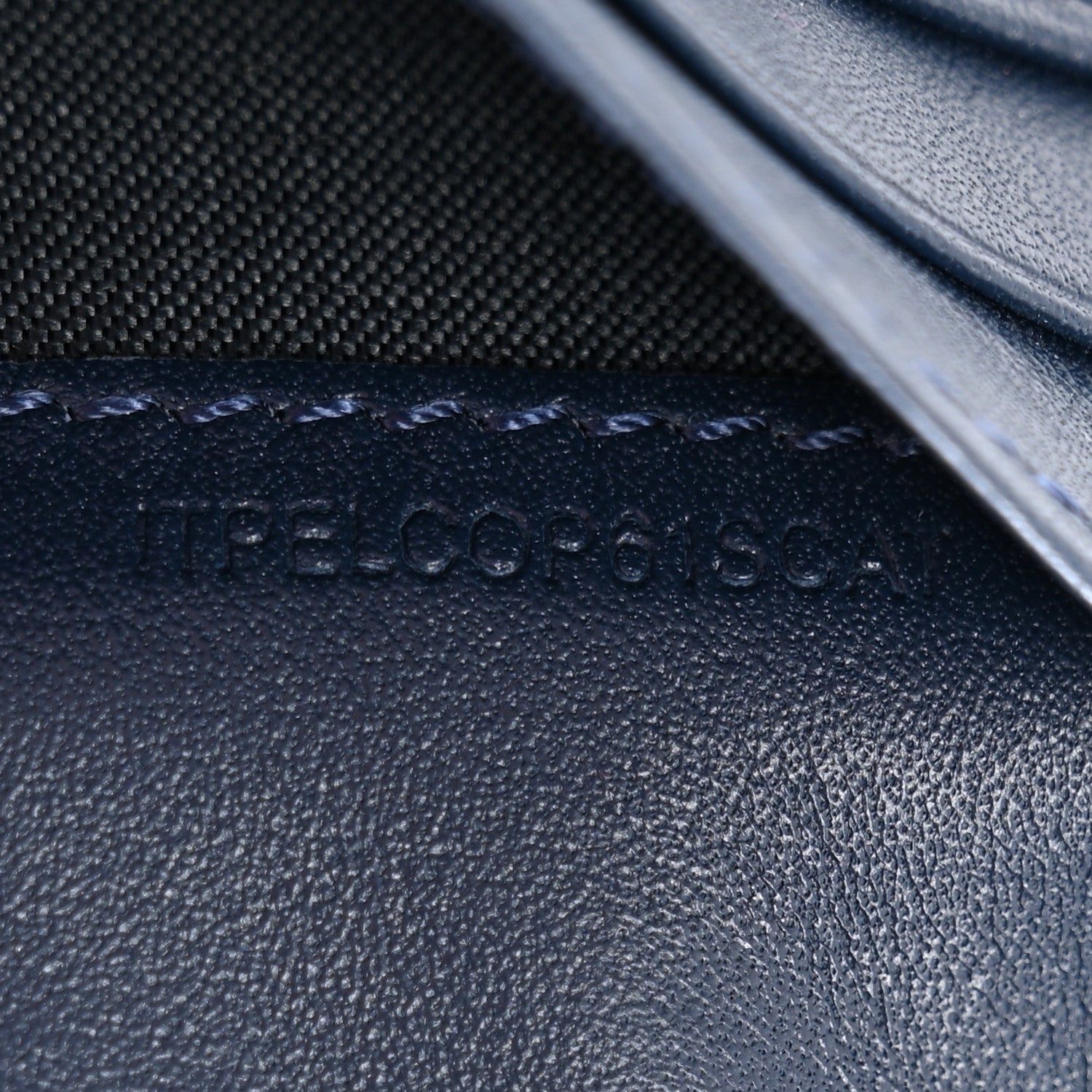 Burberry Overdyed Calfskin Horseferry Check Porter Continental Wallet Blue Carbon 7 of 9