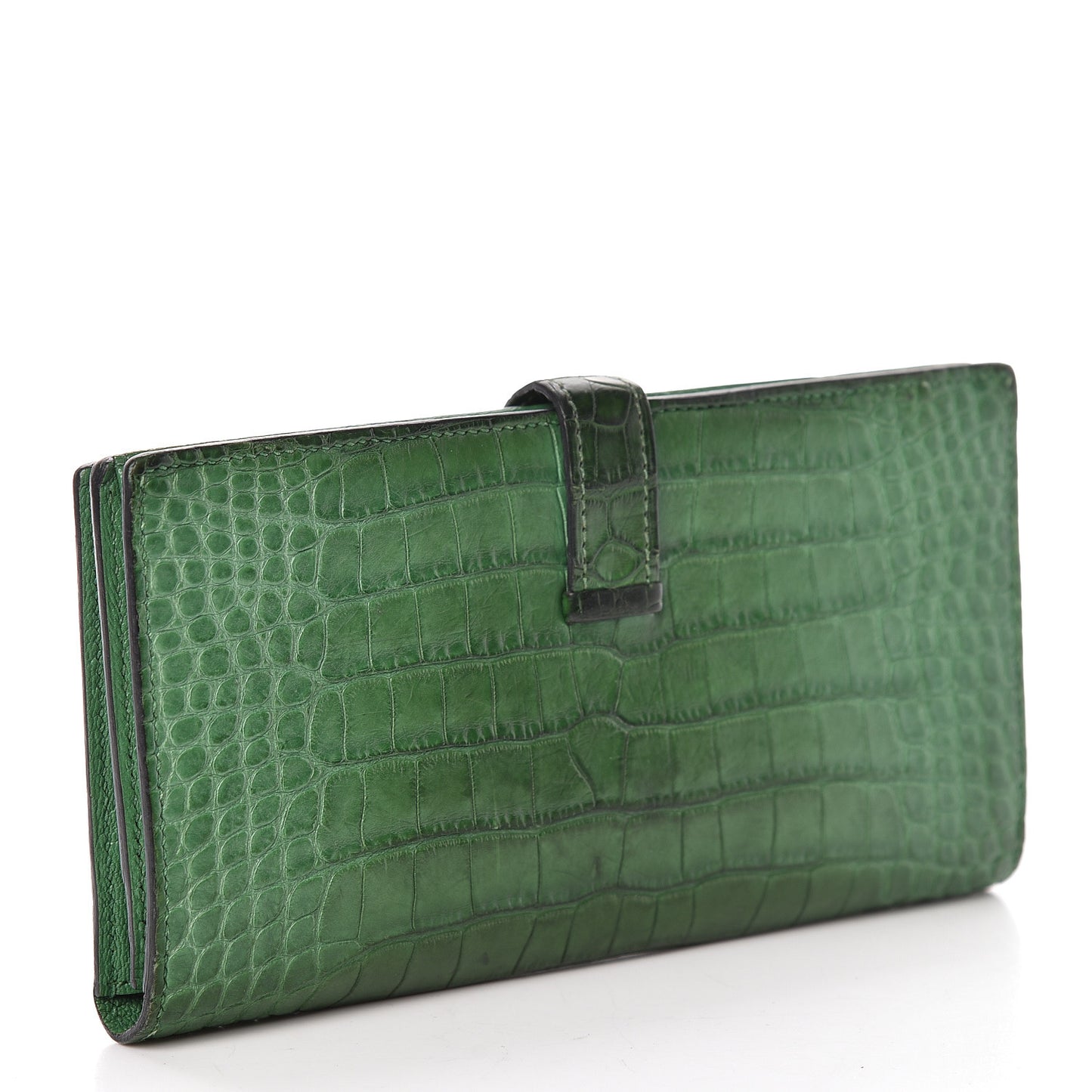 Matte Alligator Bearn Wallet Cactus