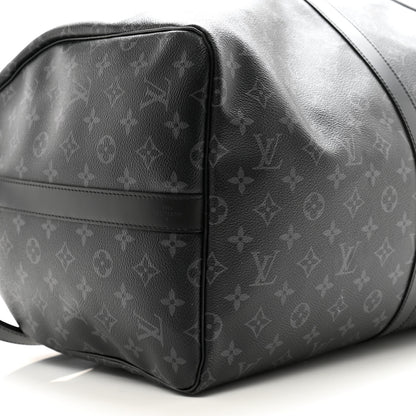Louis Vuitton Monogram Eclipse Keepall Bandouliere 55 8 of 14