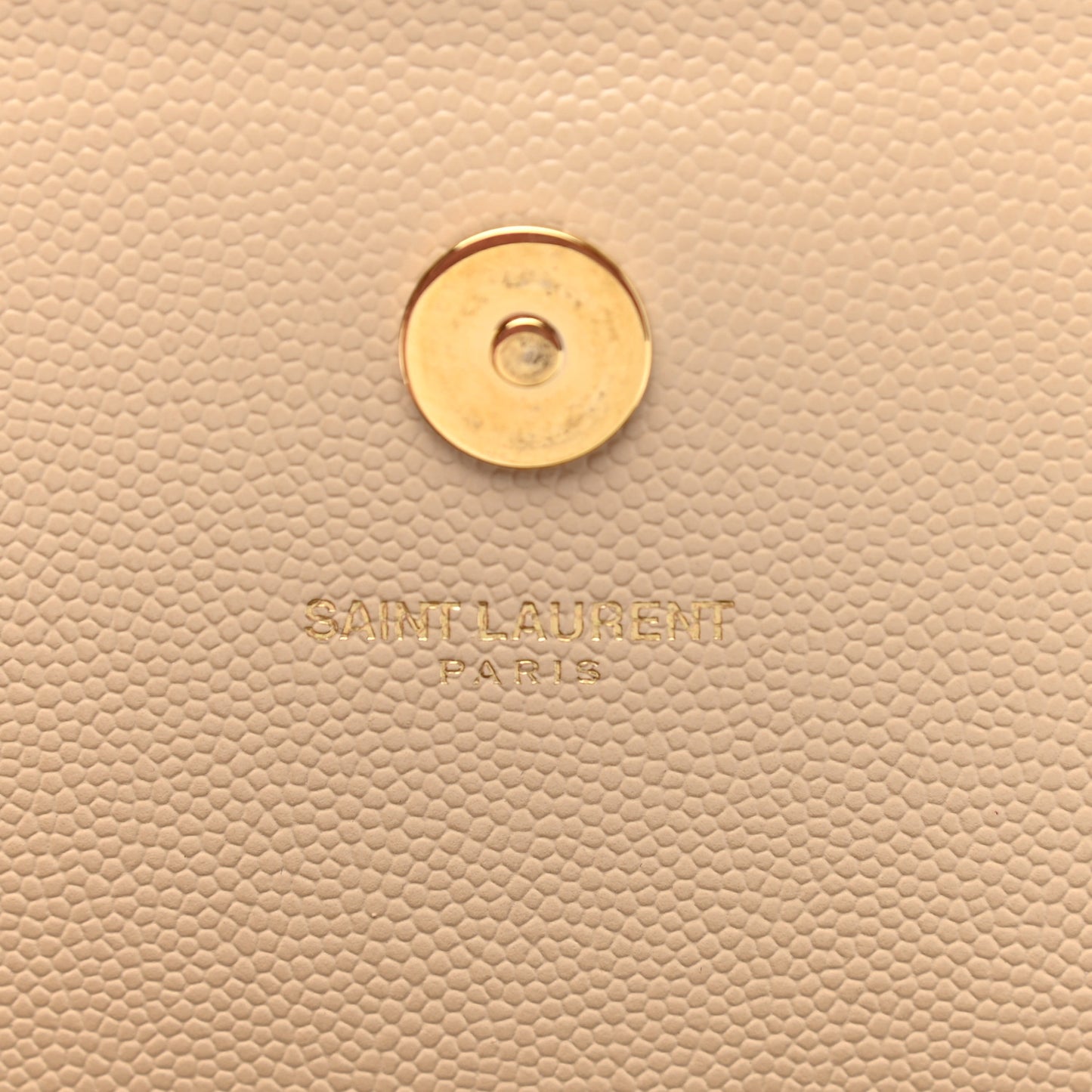Grain De Poudre Classic Monogram Cassandre Clutch Nude