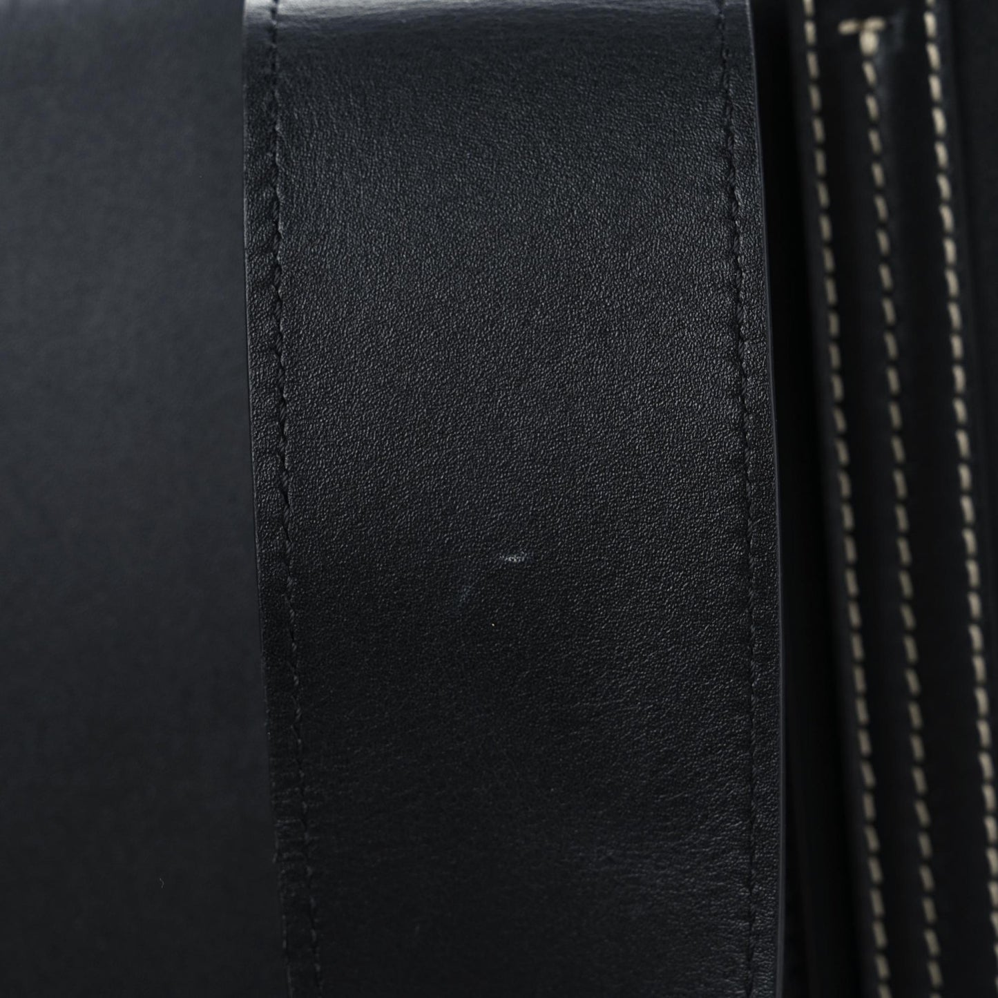 Calfskin Medium Woody Tote Black