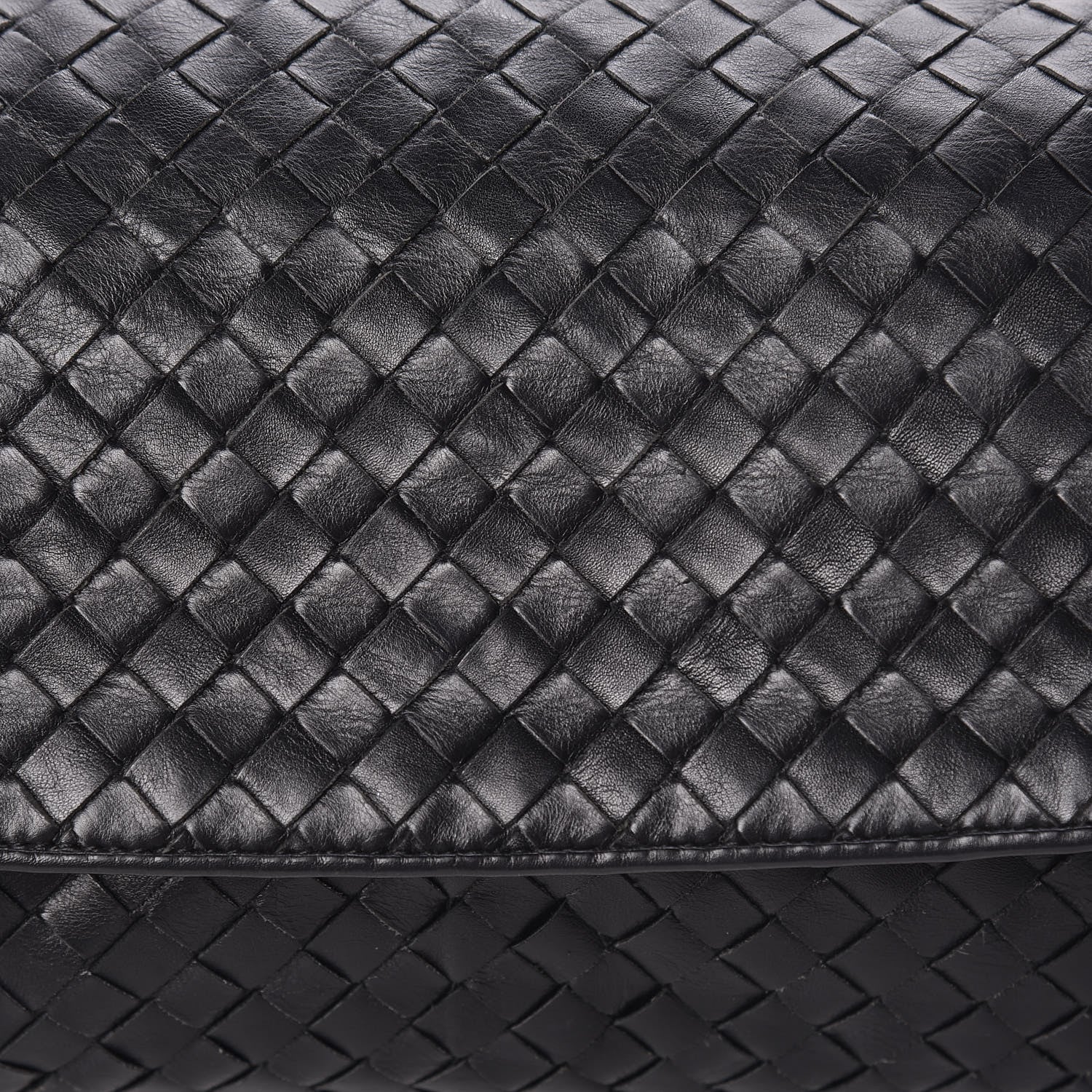 Bottega Veneta Nappa Intrecciato Shoulder Bag Black 9 of 9