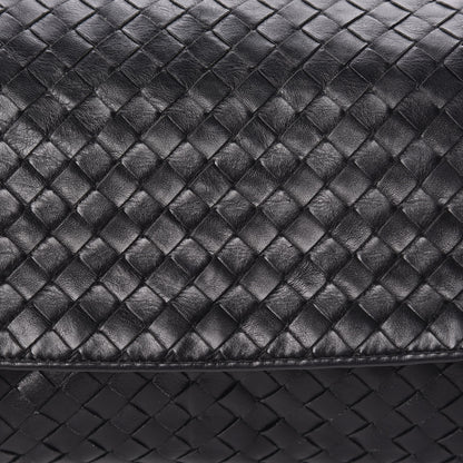 Bottega Veneta Nappa Intrecciato Shoulder Bag Black 9 of 9