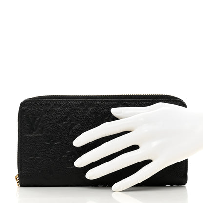 Louis Vuitton Empreinte Zippy Wallet Black 2 of 7