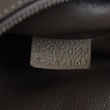 Celine Drummed Calfskin Suede Medium Trapeze Souris 8 of 8