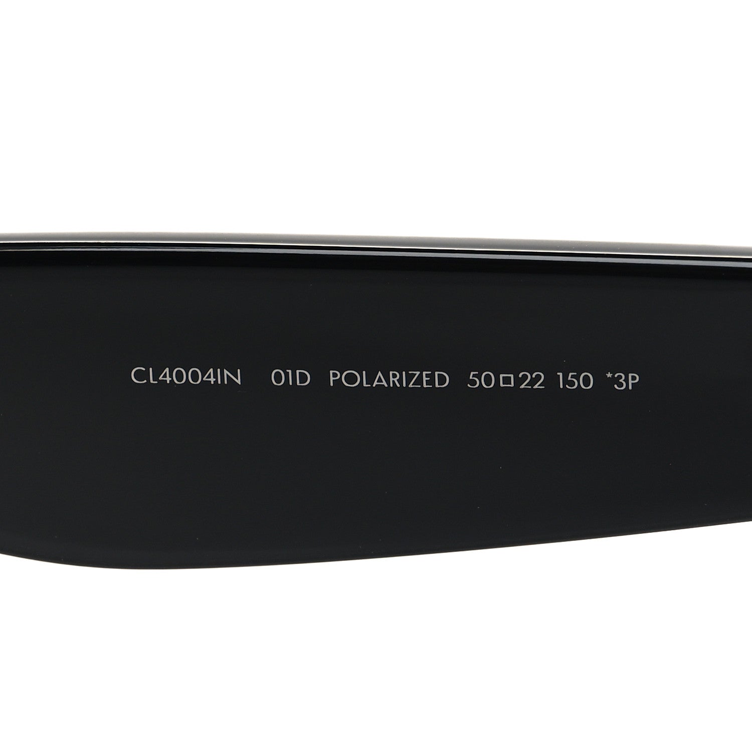 Celine Acetate Polarized Sunglasses CL4004IN Black 6 of 7