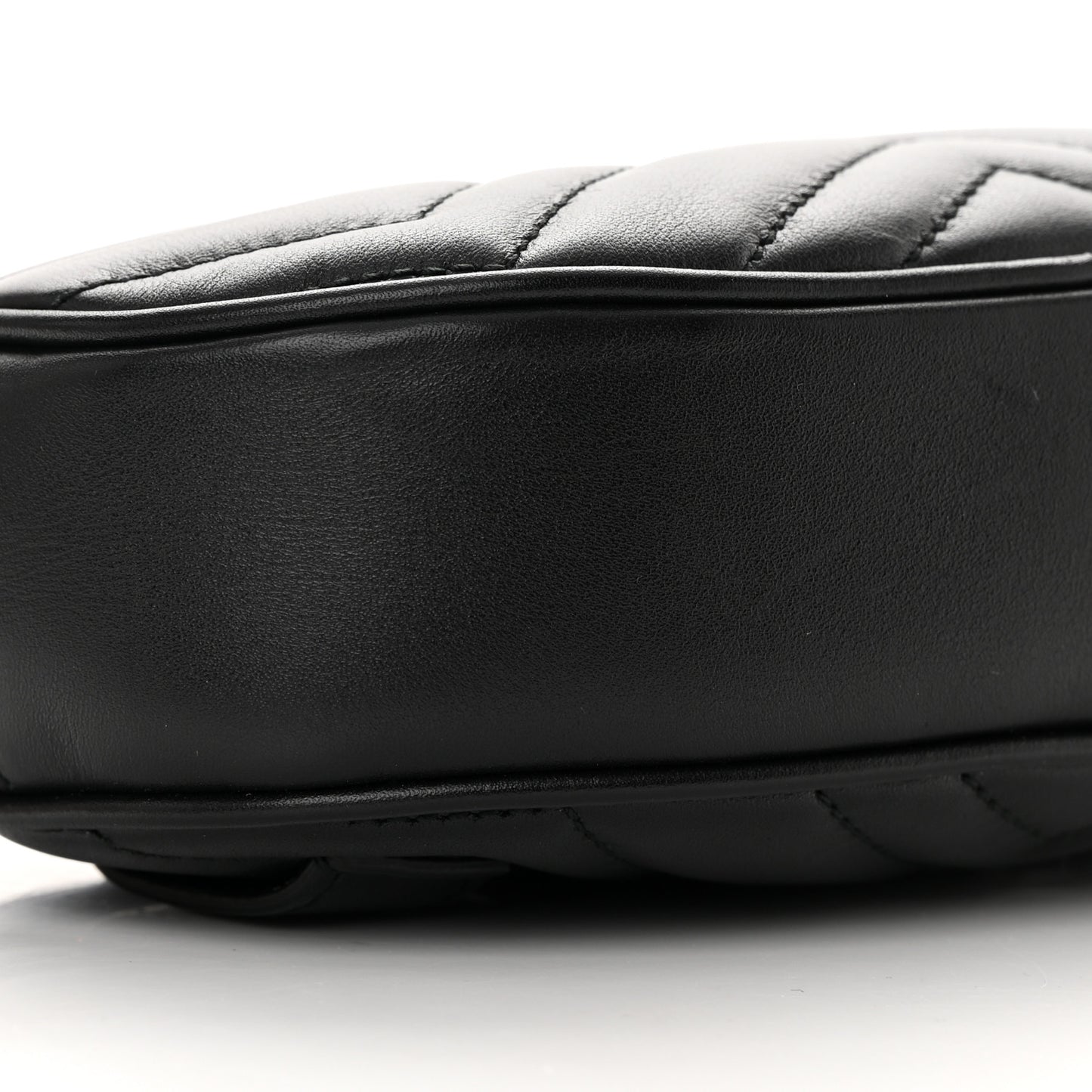 Calfskin Matelasse GG Marmont Belt Bag 75 30 Black