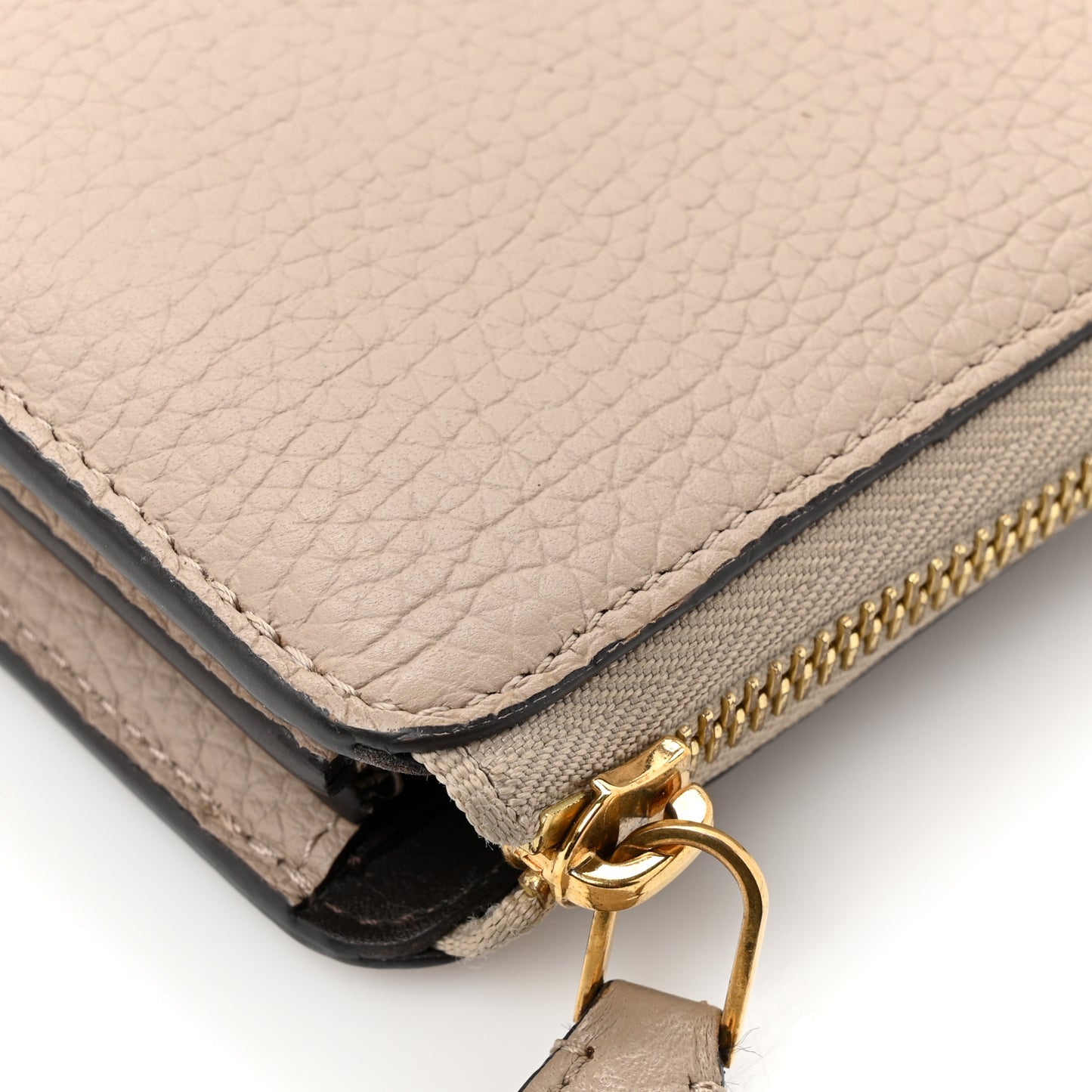 Veau Cachemire Comete Wallet Galet