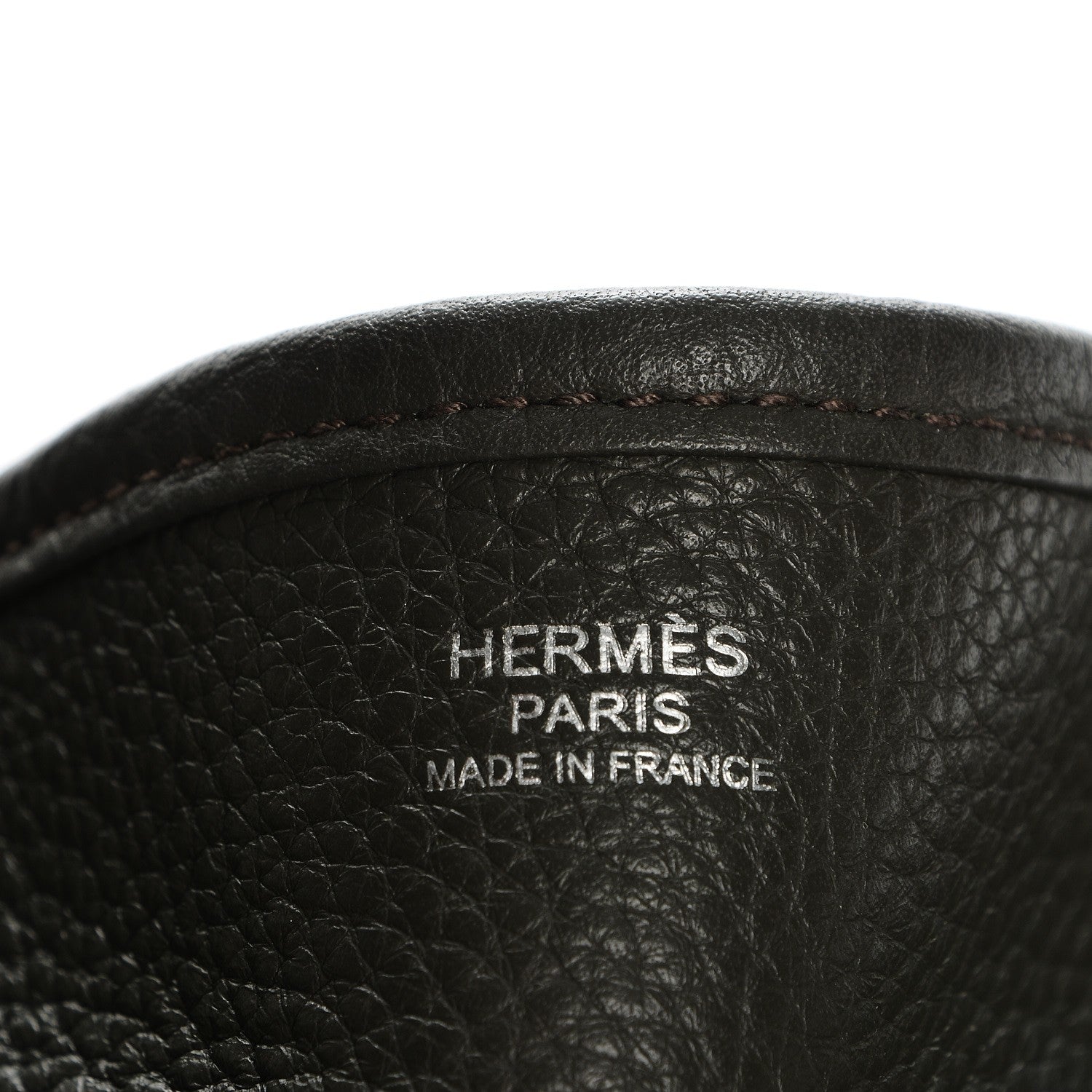 Hermes Taurillon Clemence Evelyne PM III Vert de Gris 7 of 8
