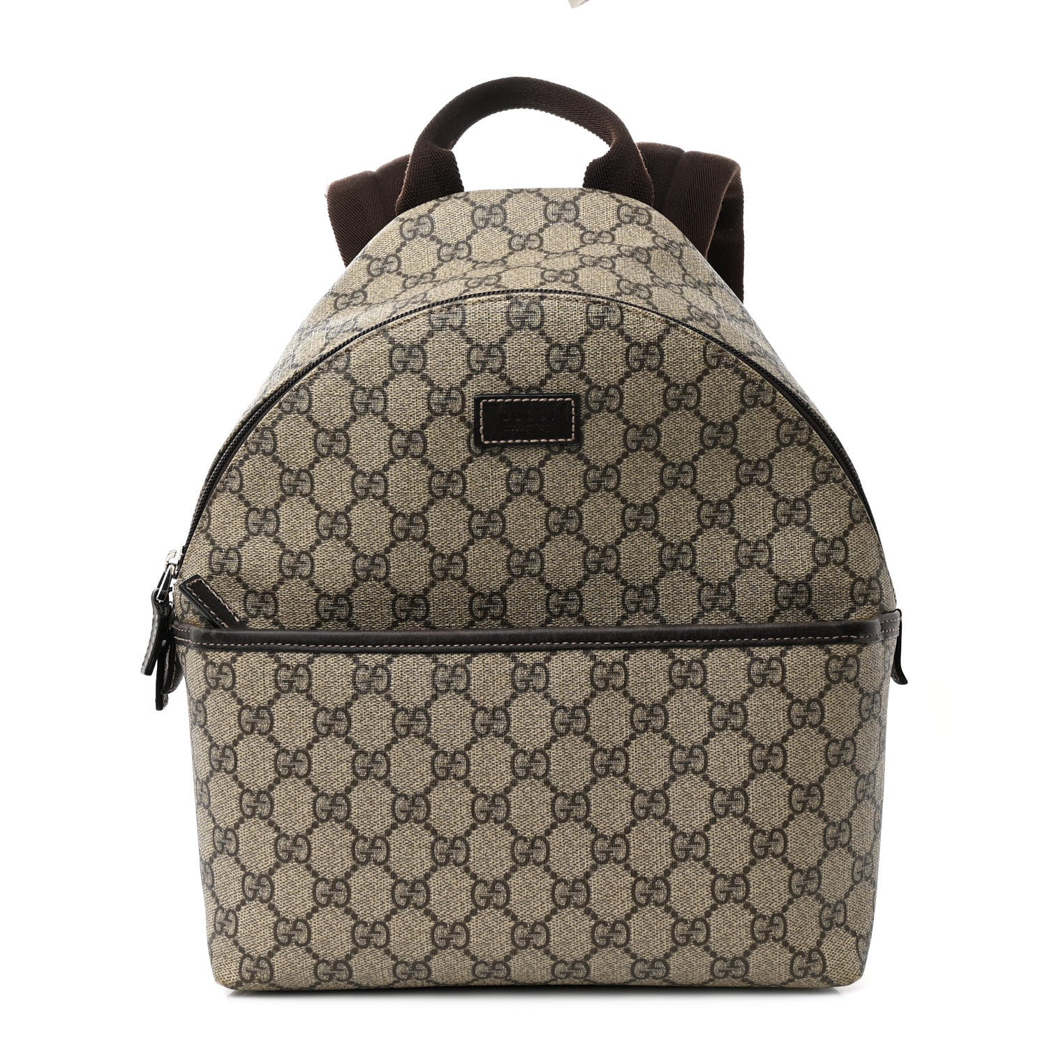 Gucci GG Supreme Monogram Margaux Calfskin Childrens Day Backpack Beige Ebony Cocoa Dark Chocolate 1 of 11