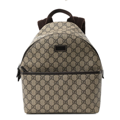 Gucci GG Supreme Monogram Margaux Calfskin Childrens Day Backpack Beige Ebony Cocoa Dark Chocolate 1 of 11