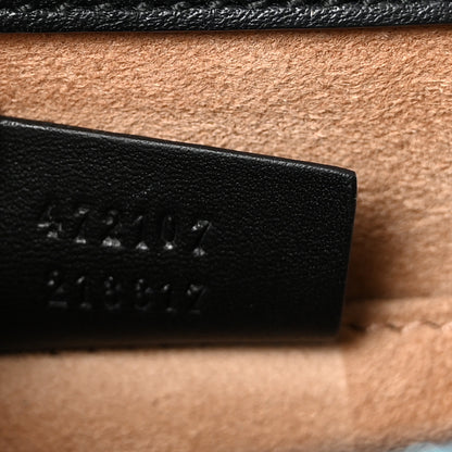 Gucci Iridescent Brocade Mini Sylvie Top Handle Bag Azure 7 of 10