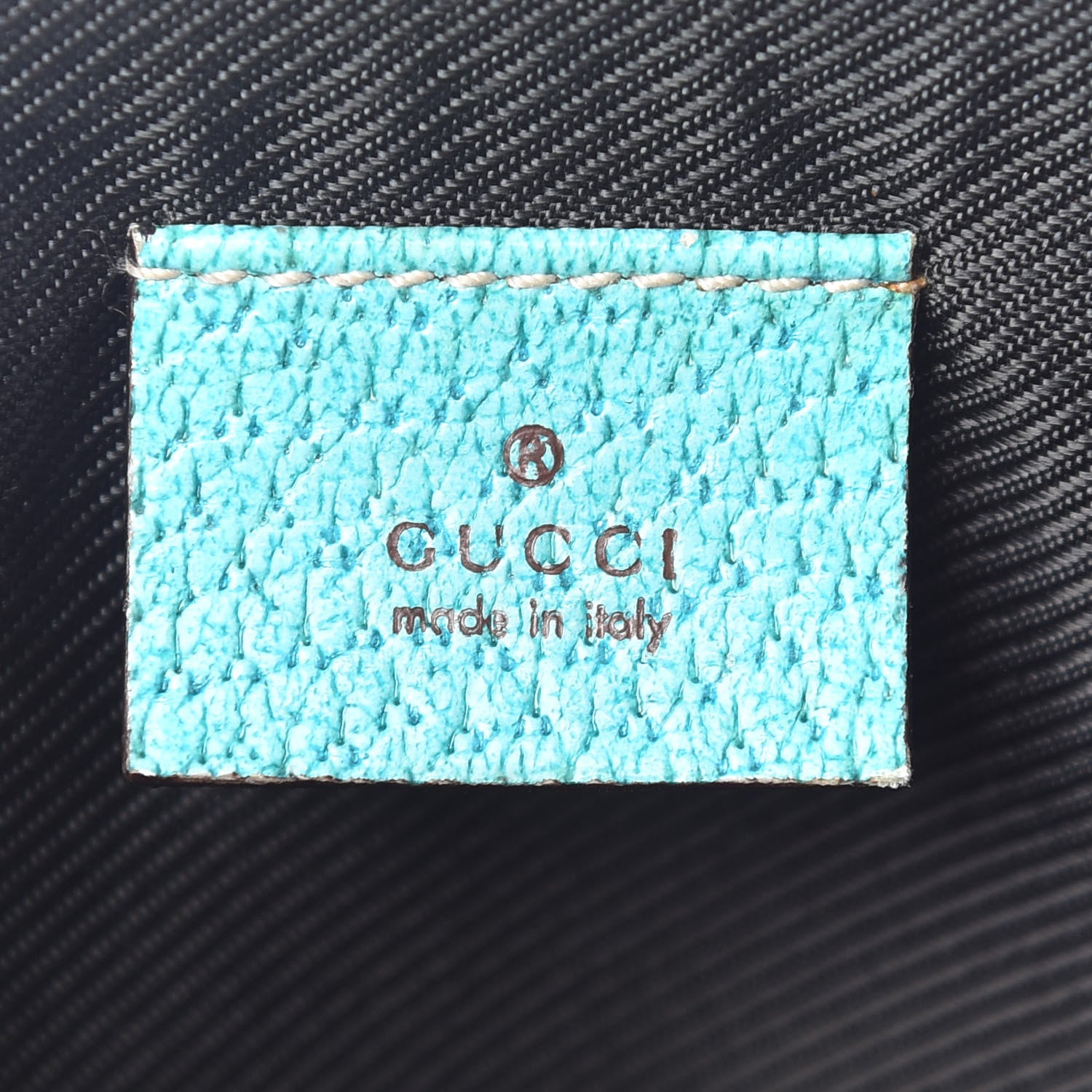 Gucci Monogram Boat Pochette Teal 6 of 13