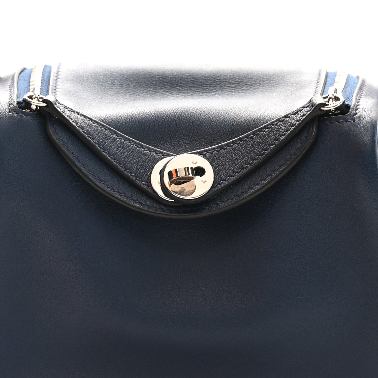 Hermes Swift Verso Mini Lindy 20 Bleu Navy Terre Battue 7 of 10