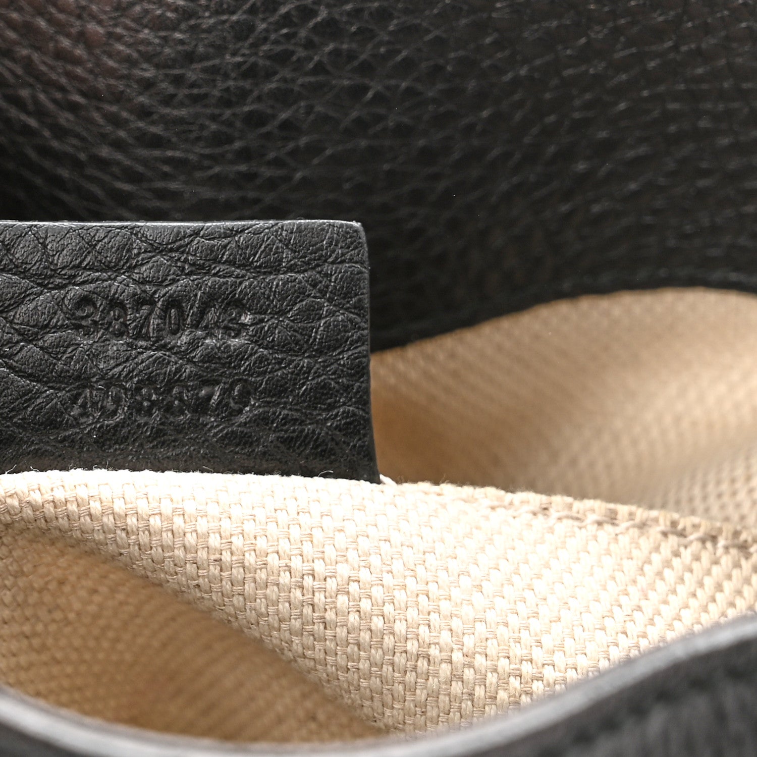 Gucci Pebbled Calfskin Small Soho Chain Shoulder Bag Black 7 of 10