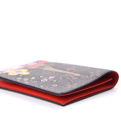 Louis Vuitton Monogram 2019 Christmas Animation Passport Cover Rouge 5 of 9