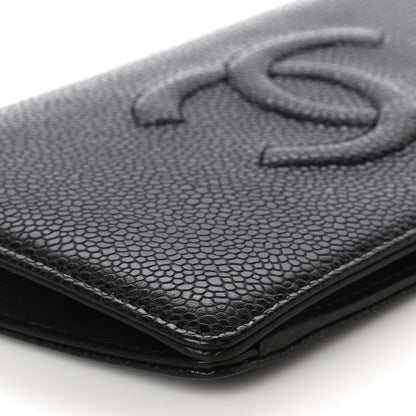 Chanel Caviar Timeless CC Yen Wallet Black 8 of 13