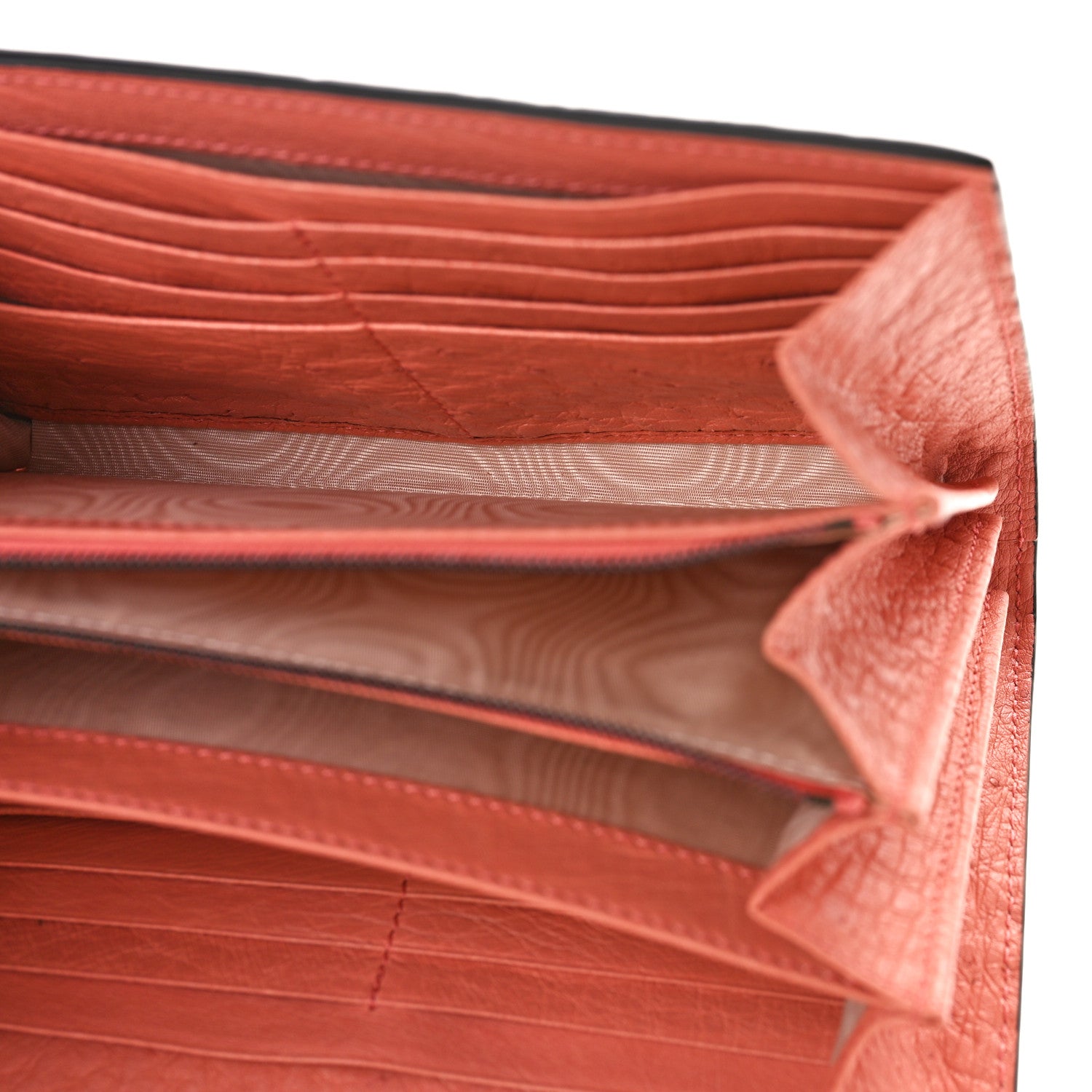 Gucci Ostrich Mini Dionysus Chain Wallet Pink 5 of 8