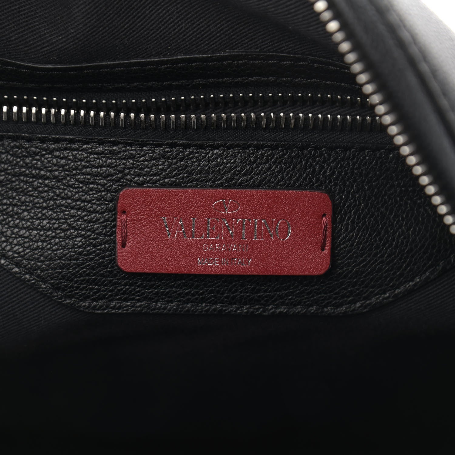 Valentino Garavani Grained Calfskin Rockstud Backpack Black 6 of 10