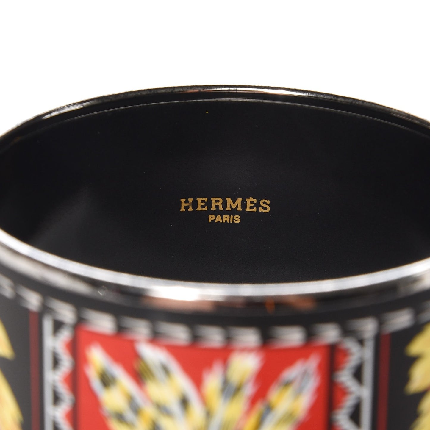 Enamel Printed Brazil Extra Wide Bracelet 62
