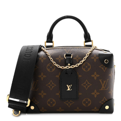 Louis Vuitton Monogram Petite Malle Souple Black 1 of 10