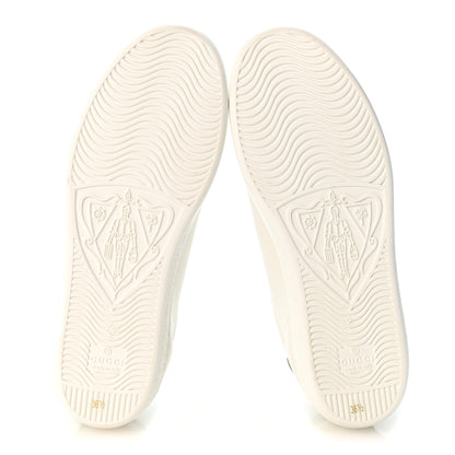 Gucci Evolution Calfskin Cat Womens Ace Sneakers 36.5 White New Shamrock 6 of 10