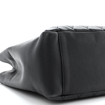 Chanel Caviar Quilted Grand Shopping Tote GST Black 9 of 12