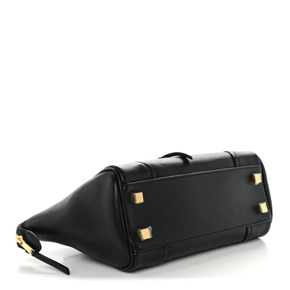 Celine Supple Shiny Lambskin Little New Luggage Black 4 of 9