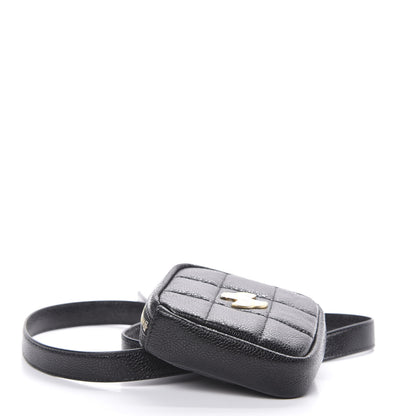 Chanel Caviar Quilted Coin Purse Belt Bag Black 4 of 10