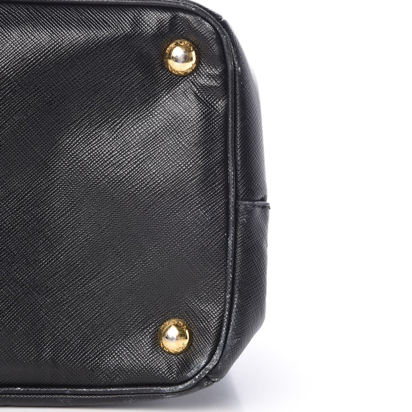 Saffiano Large Galleria Double Zip Tote Black