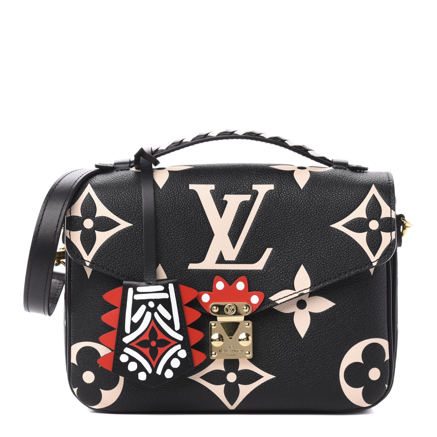 Empreinte Monogram Giant Crafty Pochette Metis Black Creme