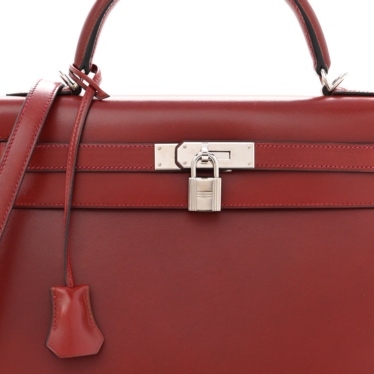 Hermes Box Kelly Sellier 32 Rouge H 7 of 13