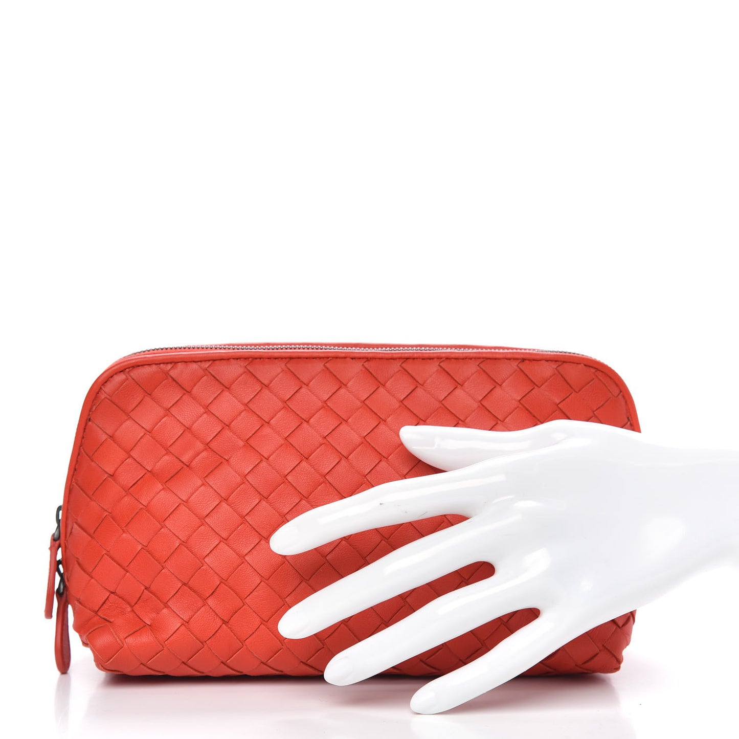 Nappa Intrecciato Cosmetic Pouch Vesuvio