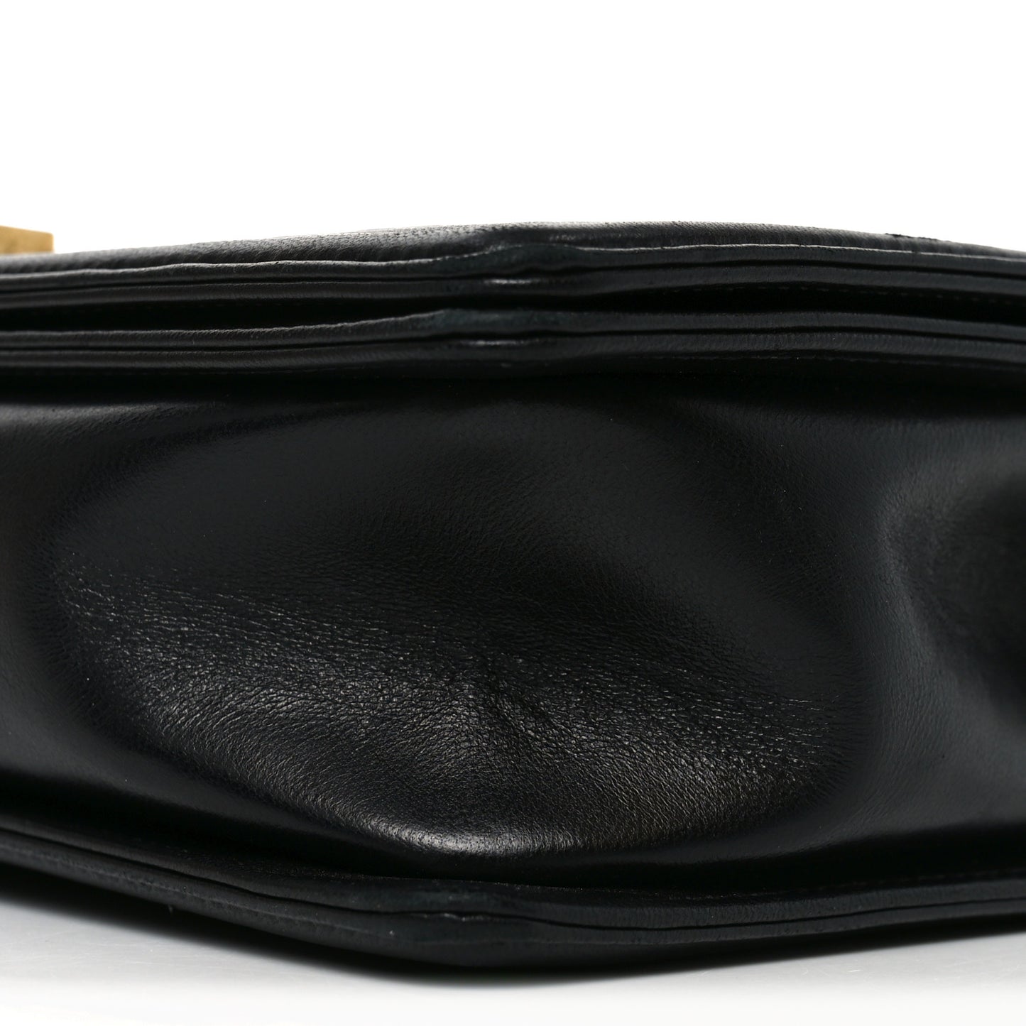 Lambskin Quilted New Medium Boy Flap Black