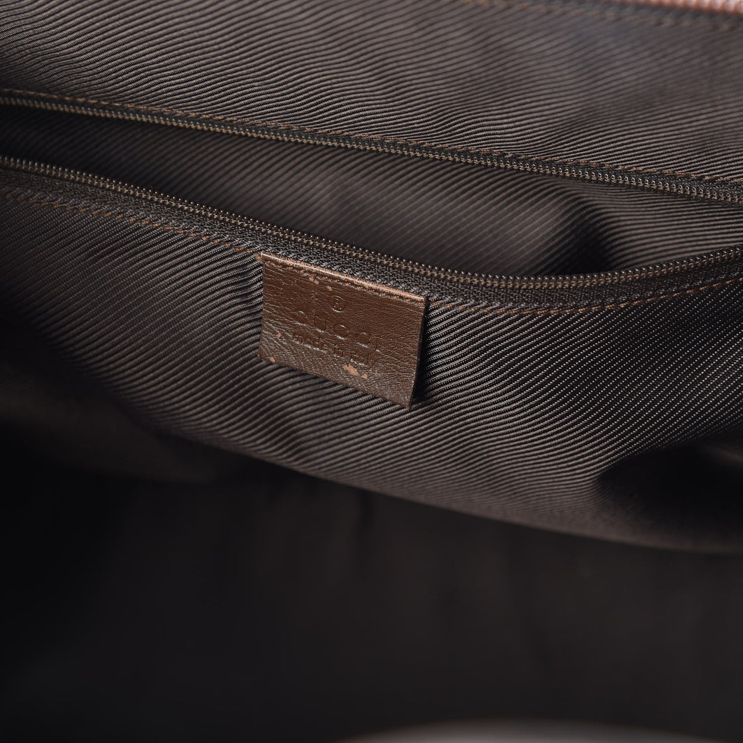Monogram Medium Tote Dark Brown