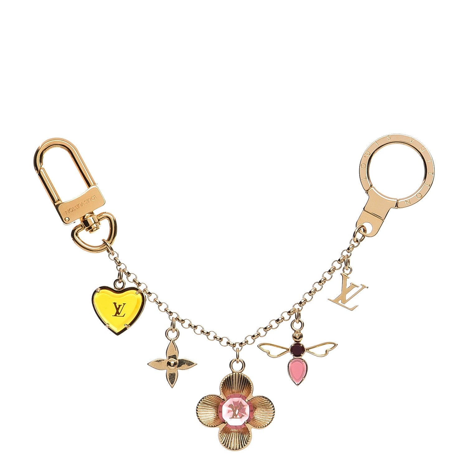 Louis Vuitton Bee Flower Chain Key Charm 1 of 4