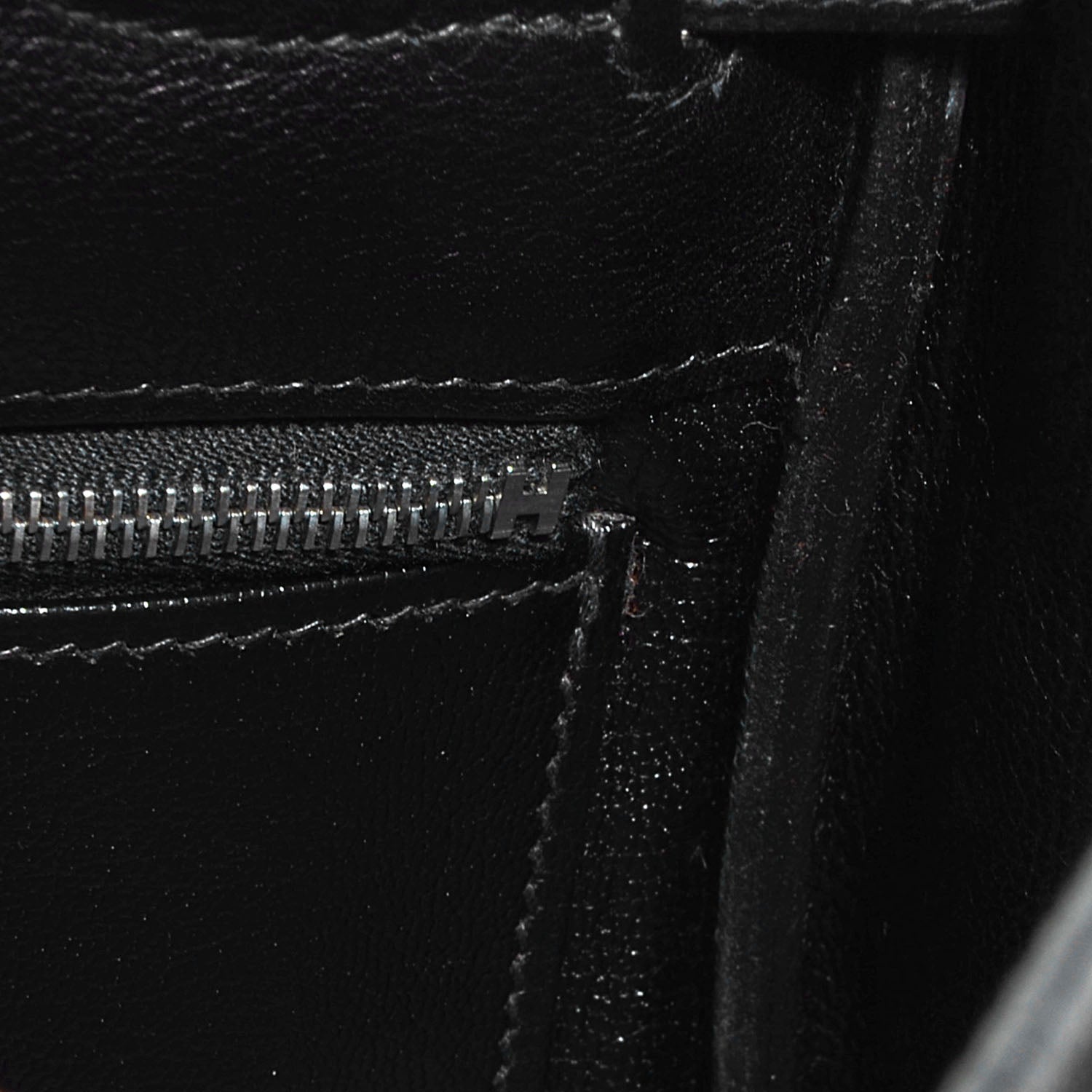 Hermes Evergrain Kelly Retourne 35 Black 16 of 28