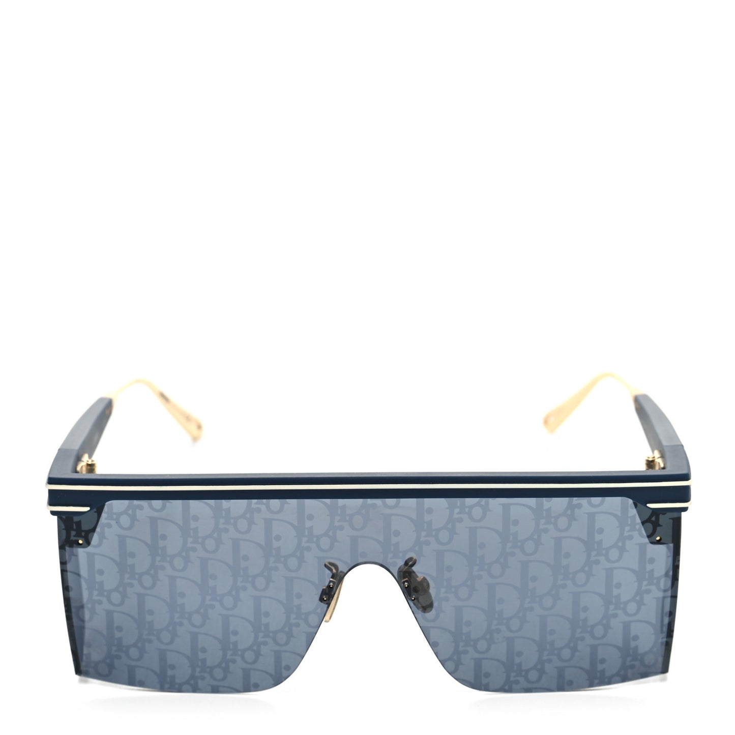 Oblique Diorclub M1U Mask Sunglasses Blue